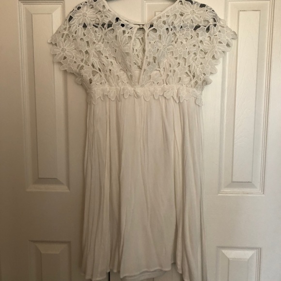 White Mini Dress - Picture 2 of 4